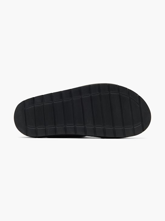 Bench Tieffuß Pantolette Schwarz 138807 4