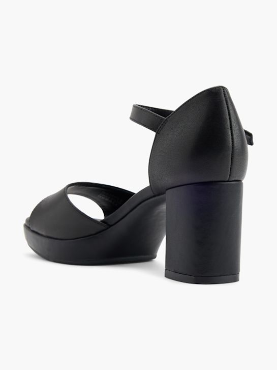 5th Avenue Sandales à talons Noir 139263 3
