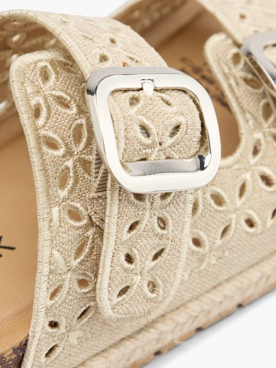 Catwalk Chinelo com palmilha alta Beige 139335 5