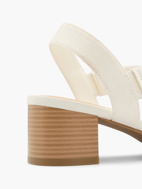 Graceland Højhælet sandal Hvid 139367 6