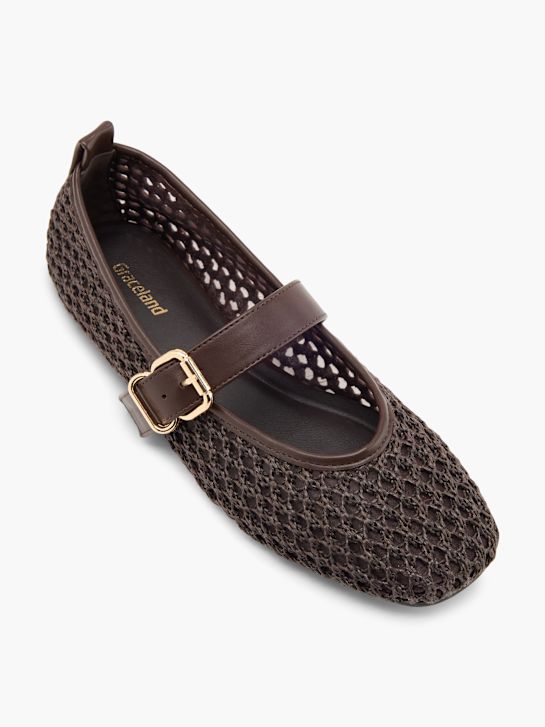 Graceland Ballerines Marron 139454 2