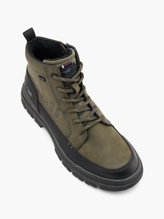 MUSTANG Bottes à lacets Olive 139457 2