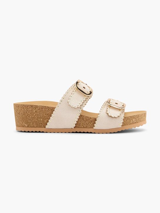 Graceland Ciabatta aperta dietro Bianco Sporco 139513 1