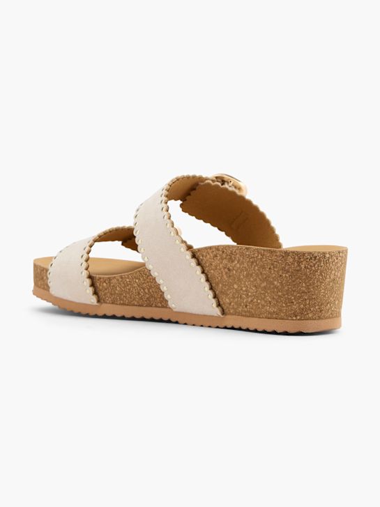 Graceland Ciabatta aperta dietro Bianco Sporco 139513 3