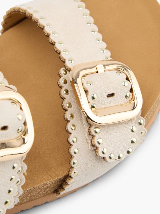 Graceland Ciabatta aperta dietro Bianco Sporco 139513 5