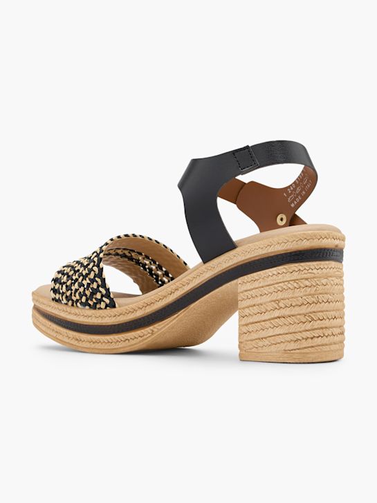 Graceland Sandalo con tacco Nero 139497 3