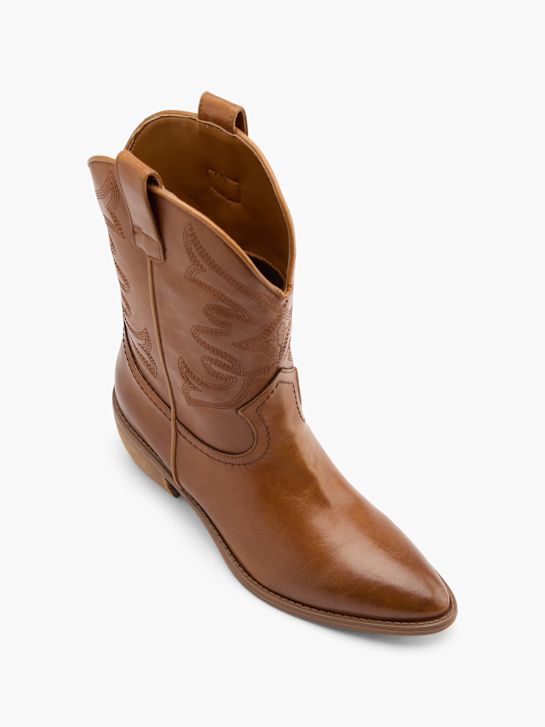 Claudia Ghizzani Cowboy Boots Cognac 139758 2