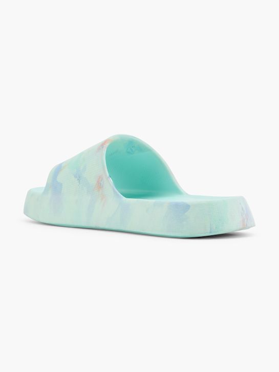 Blue Fin Slides Hellblau 139929 3