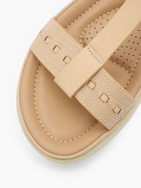 Easy Street Sandalias de tacón Beige 140539 5