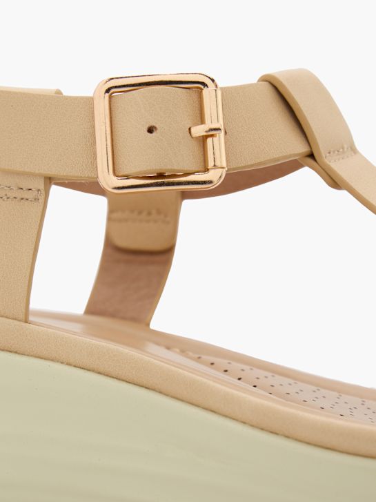 Easy Street Sandalias de tacón Beige 140539 6