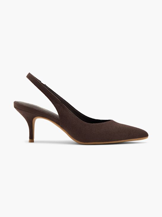 Graceland Slingpumps Braun 140637 1