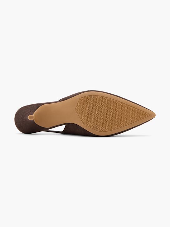 Graceland Slingback salonke Smeđa 140637 4
