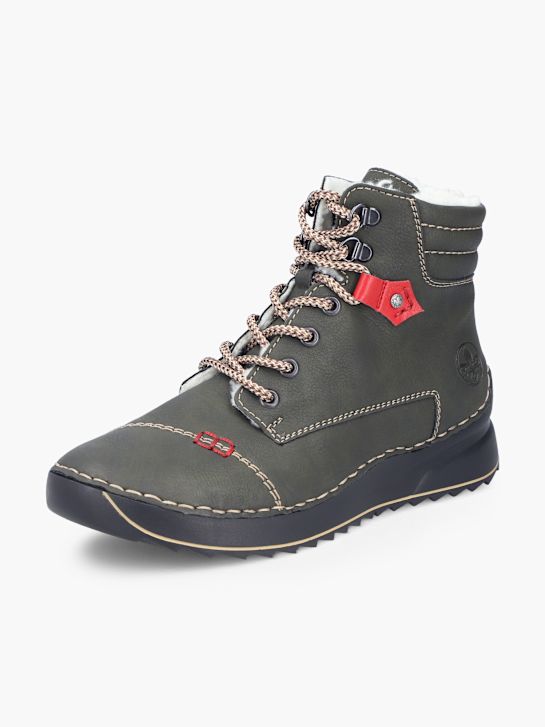 Rieker Botki sznurowane Khaki 140780 2