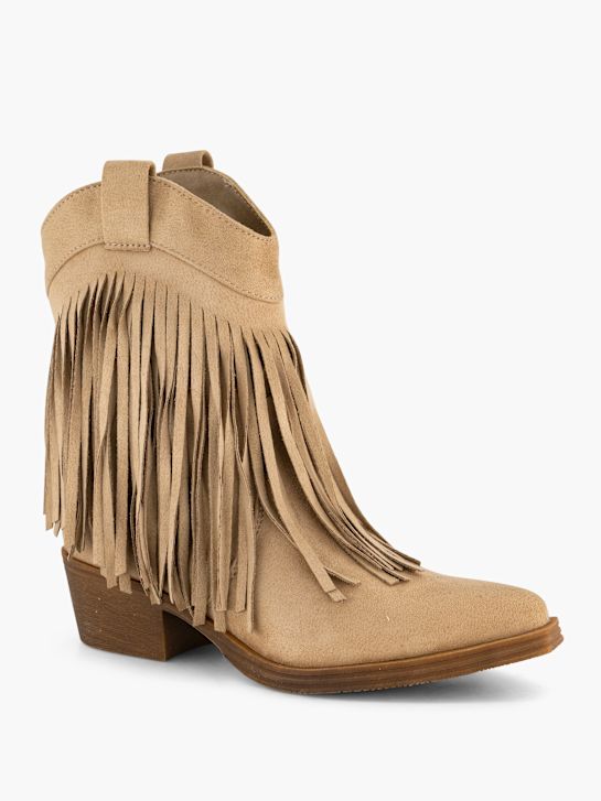 Graceland Stivale cowboy Beige 141142 6