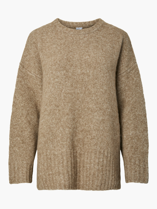 PIECES Strickpullover Braun 145572 1