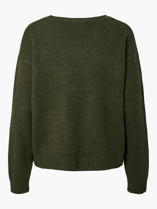 PIECES Strickpullover Khaki 145577 2