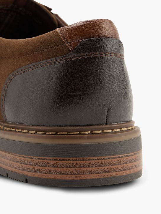 AM SHOE Společenská obuv Hnědá 145612 5