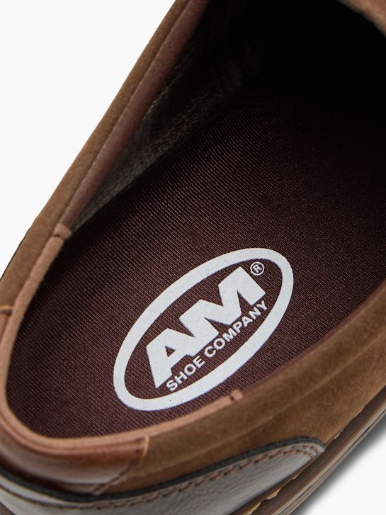 AM SHOE Společenská obuv Hnědá 145612 6