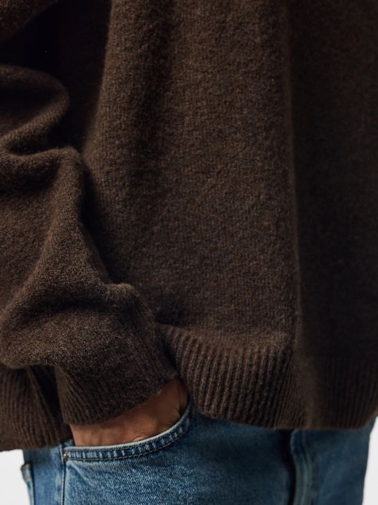 PIECES Maglione a maglia Marrone 145628 5