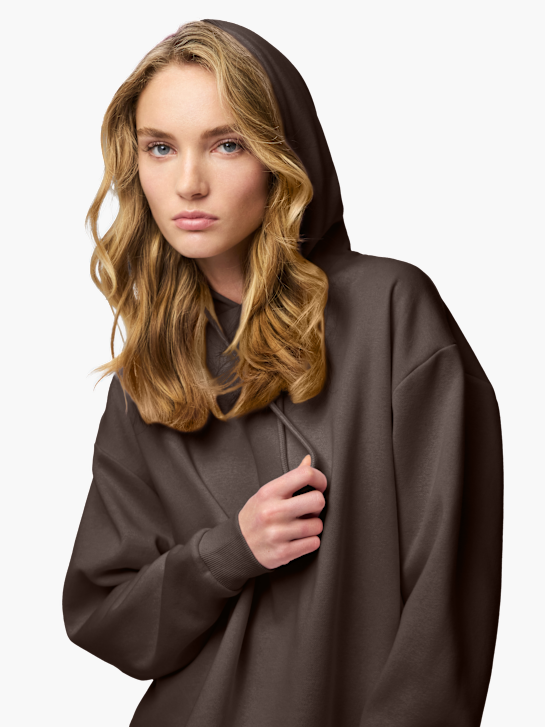 PIECES Hoodie Braun 146170 3