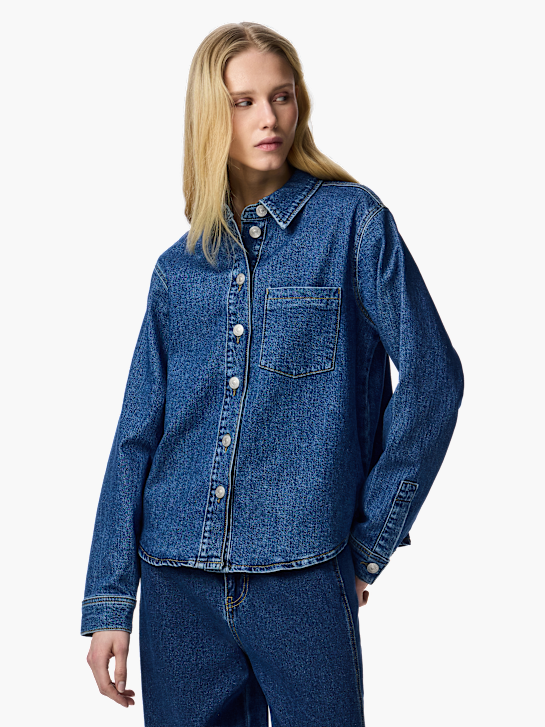 PIECES Camicetta Blu 146172 3