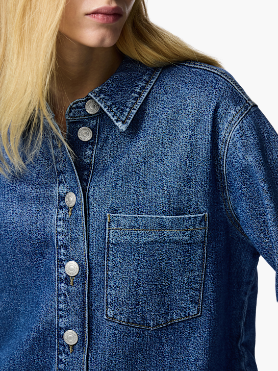PIECES Bluse Blau 146172 4