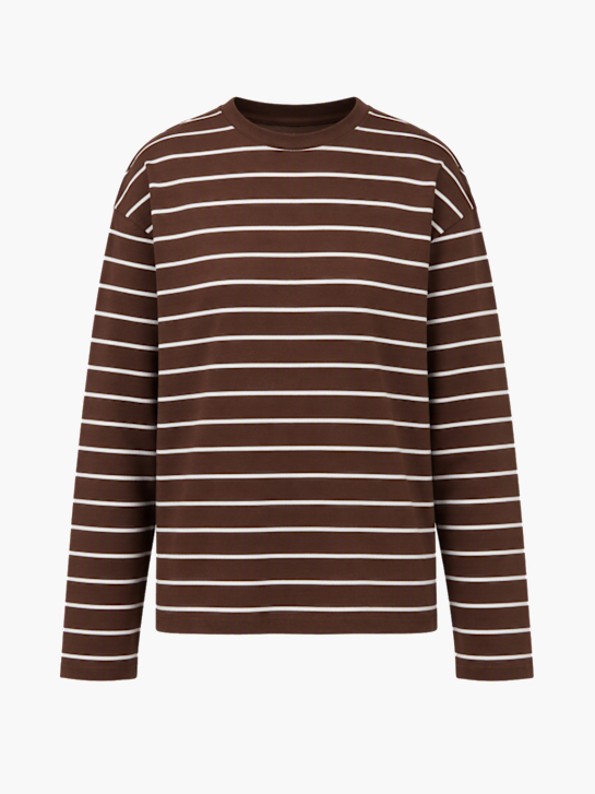 PIECES Longsleeve Braun 146175 1