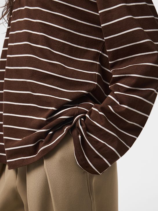 PIECES Longsleeve Braun 146175 6