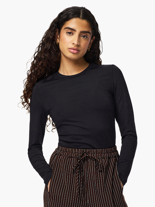 PIECES Longsleeve Schwarz 146228 3