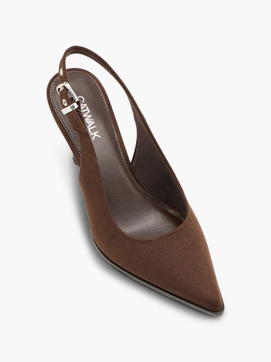 Catwalk Décolleté con cinturino Marrone 146901 2