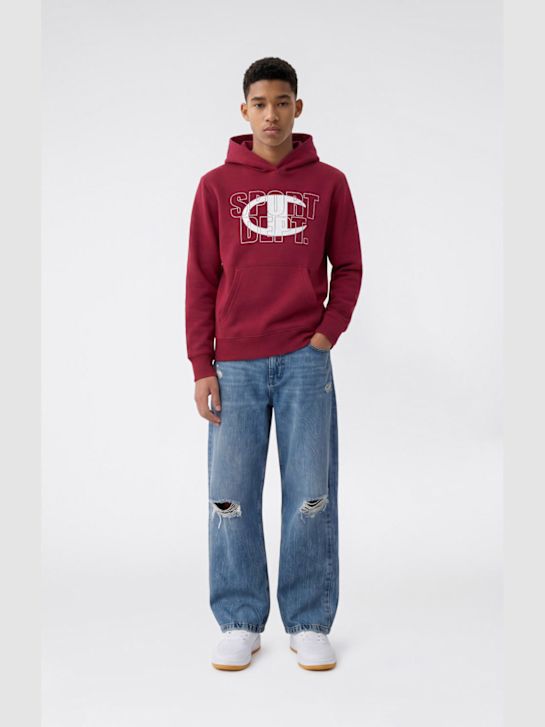 Champion Hoodie Rot 147228 4