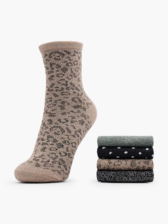 PIECES Socken Braun 147461 1