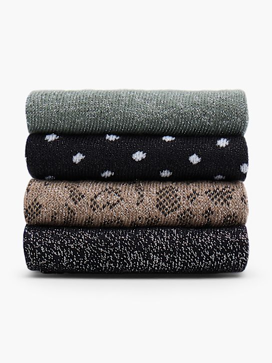 PIECES Socken Braun 147461 2