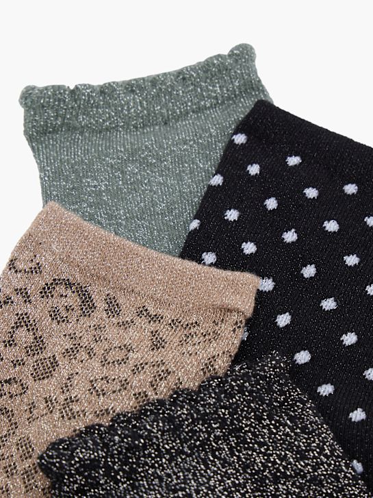 PIECES Socken Braun 147461 4