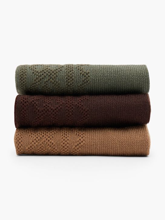 PIECES Socken Braun 147463 2