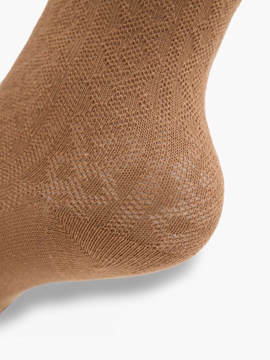 PIECES Socken Braun 147463 4