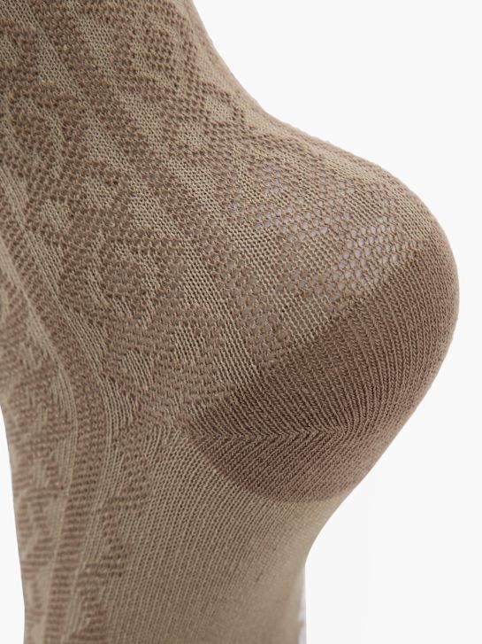 PIECES Socken Braun 147464 4