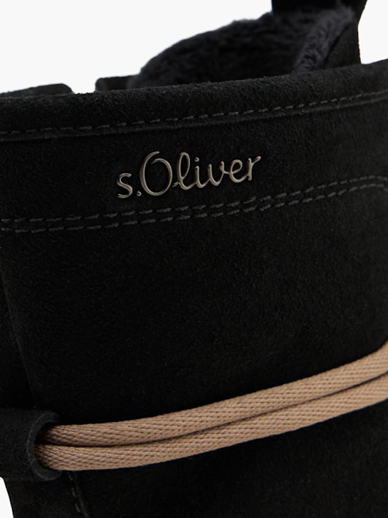 s.Oliver Bota com cordões Preto 148235 5