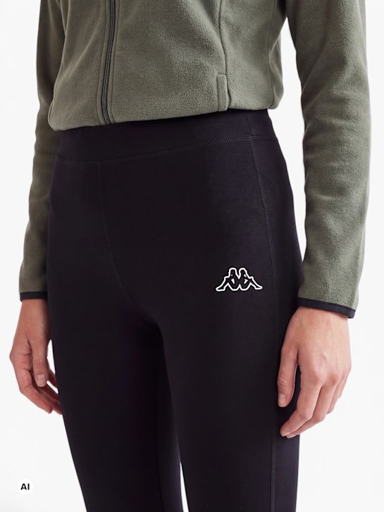 Kappa Leggings Schwarz 148465 1