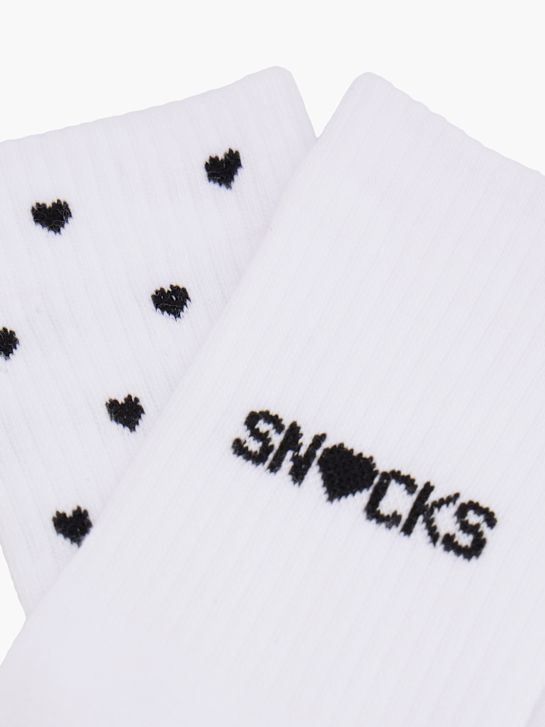 SNOCKS Socken Weiß 148960 3