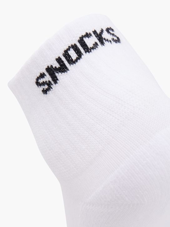 SNOCKS Sneaker-Socken Weiß 148964 3