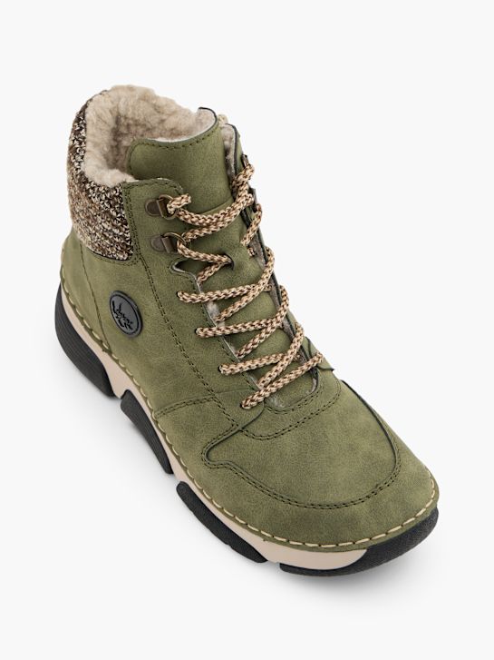 Rieker Bottes à lacets Kaki 149421 2