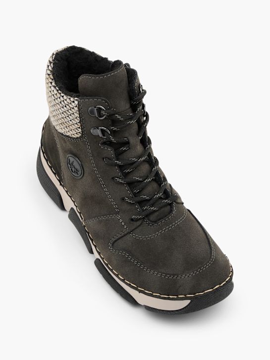 Rieker Bottes à lacets gris 149426 2