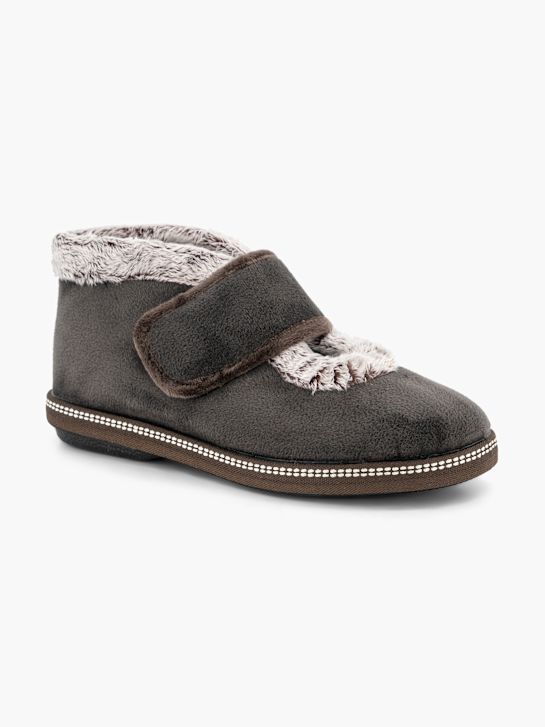 Casa mia Chaussons fourrés Marron 149704 6
