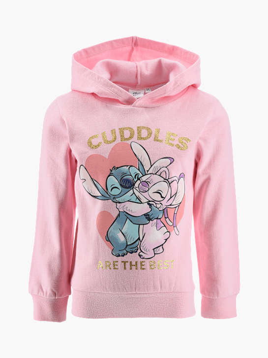 Stitch Hoodie Pink 149789 1