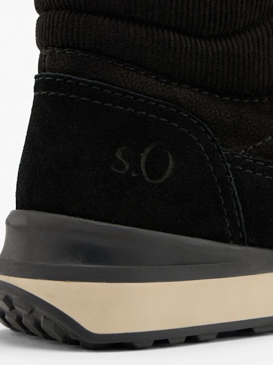 s.Oliver Schnürboots Schwarz 149836 5