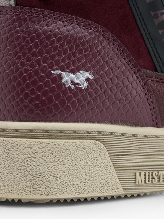 Mustang Členkové tenisky Bordová 150324 6