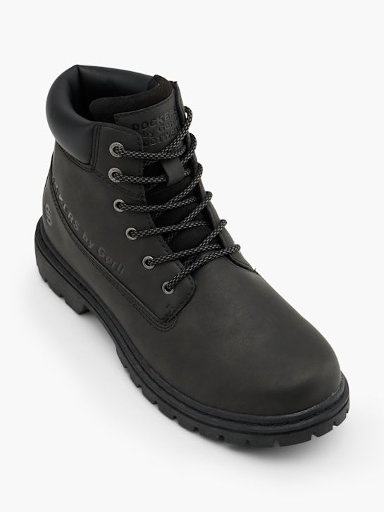 Dockers Škornji z vezalkami Črna 150332 2