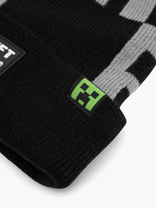 Minecraft Beanie Schwarz 150834 3