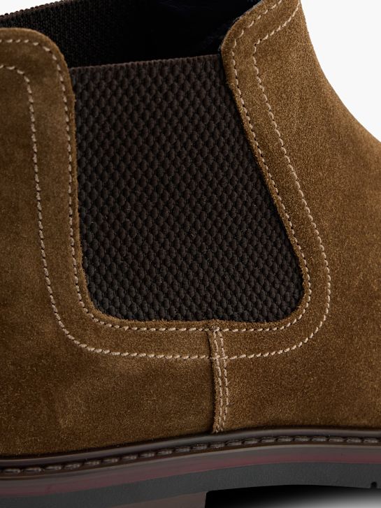 AM SHOE Stivale Chelsea Beige 150890 5